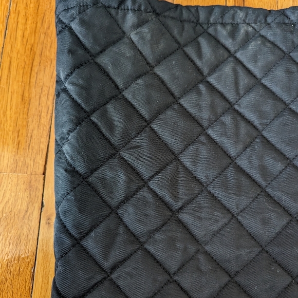 Women’s Long Sleeve Quilted Jacket - Prologue™ Sz L cotton blend. Black. Belted. - Picture 14 of 15